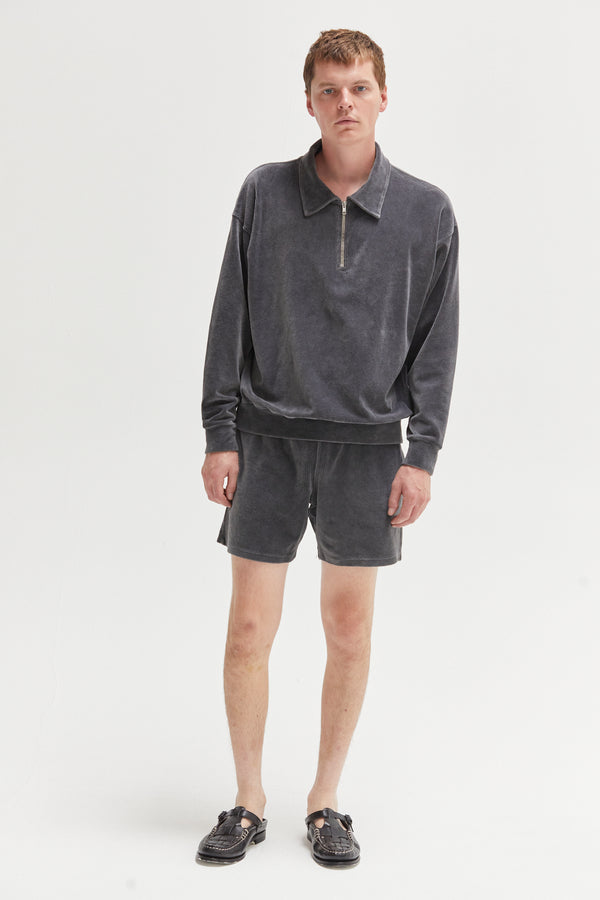 Louis Corduroy Velour Shorts