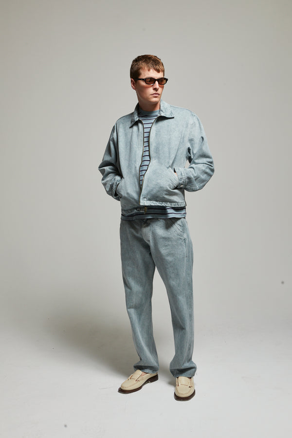 Zed Zip Cotton Twill Jacket