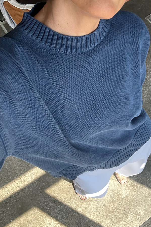 Candi Cotton Crewneck Sweater