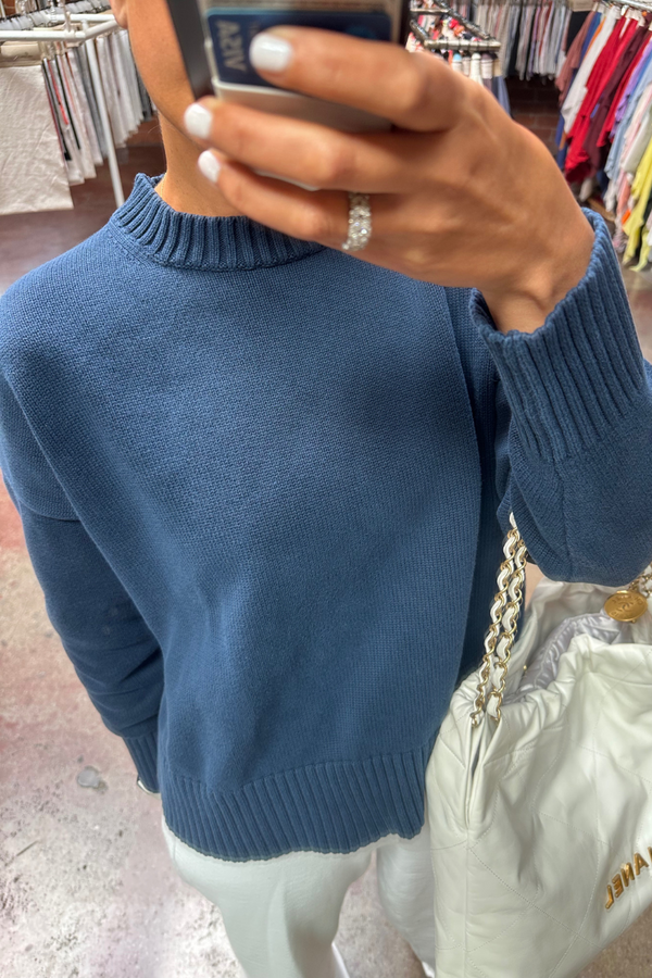 Candi Cotton Crewneck Sweater