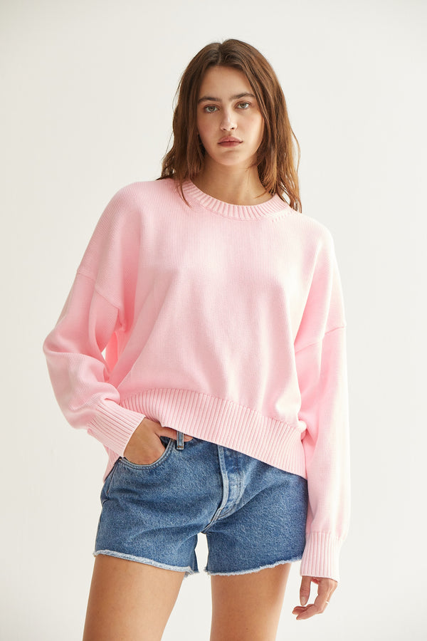 Candi Cotton Crewneck Sweater