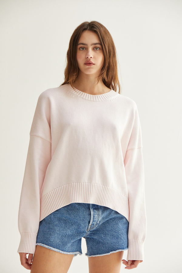 Candi Cotton Crewneck Sweater