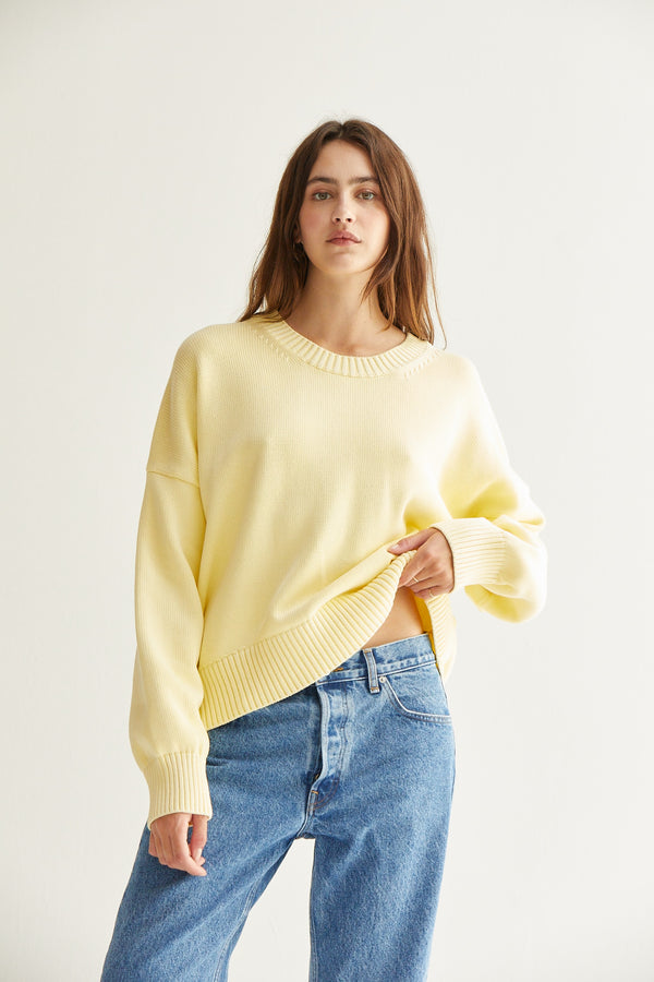 Candi Cotton Crewneck Sweater
