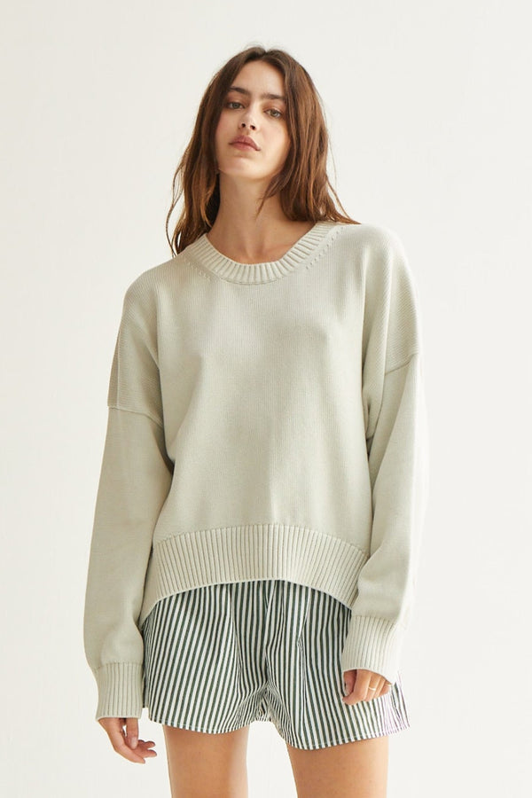 Candi Cotton Crewneck Sweater