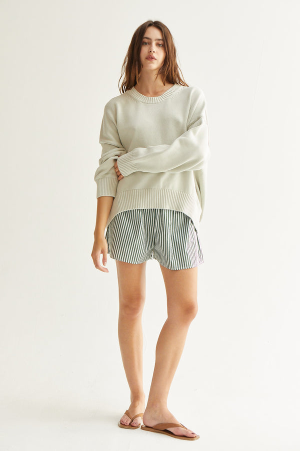 Candi Cotton Crewneck Sweater