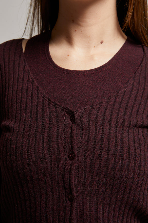 Cora Ribbed Cardigan