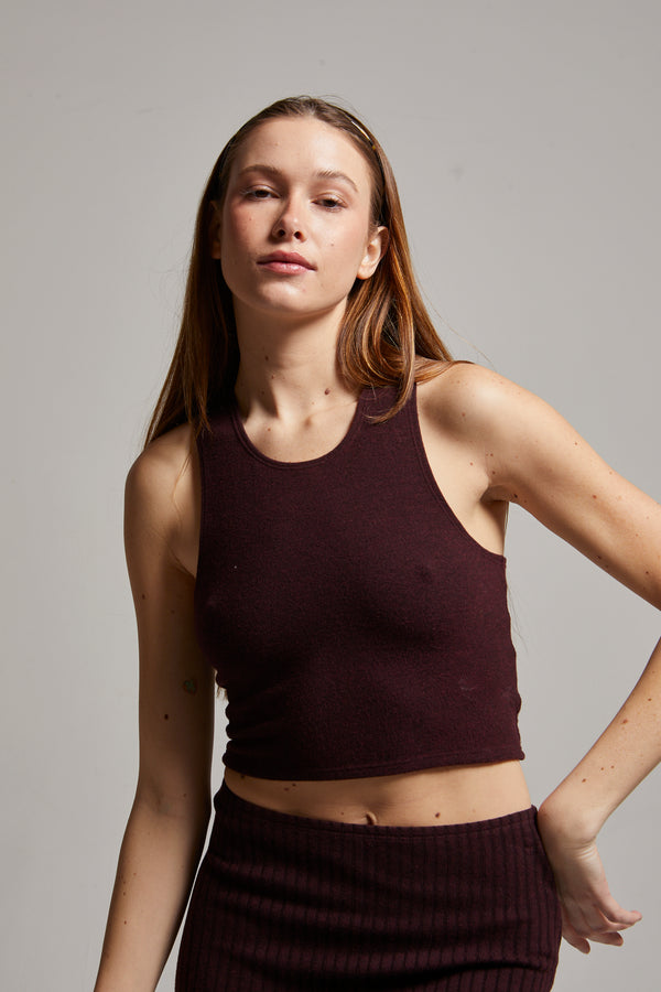 Tamara Brushed Sweater Tank