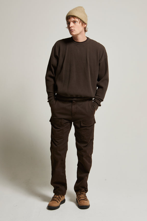 Wyatt Heritage Waffle Crewneck