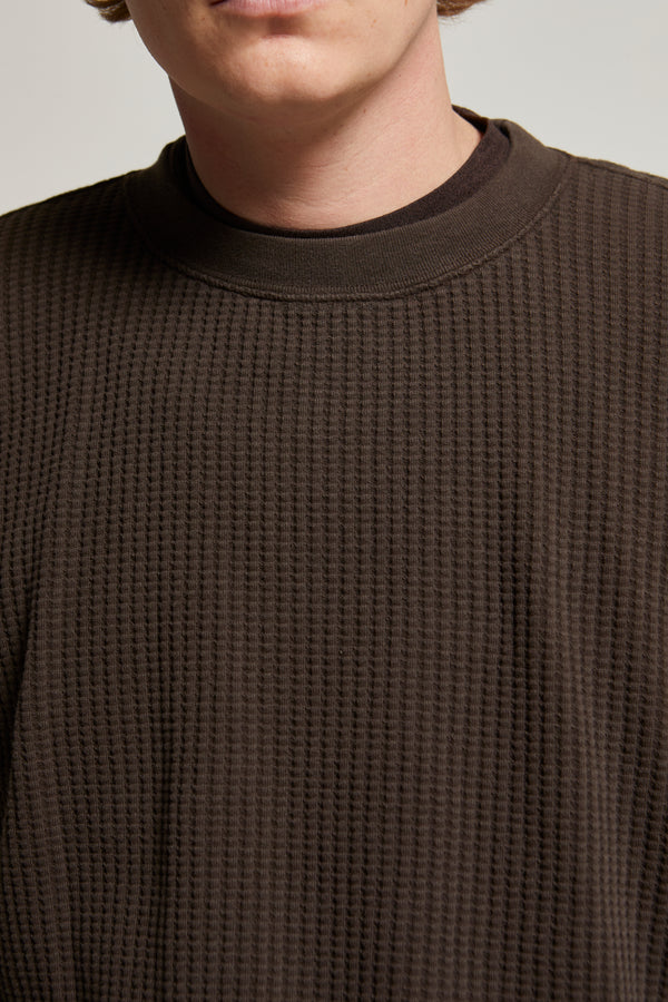 Wyatt Heritage Waffle Crewneck