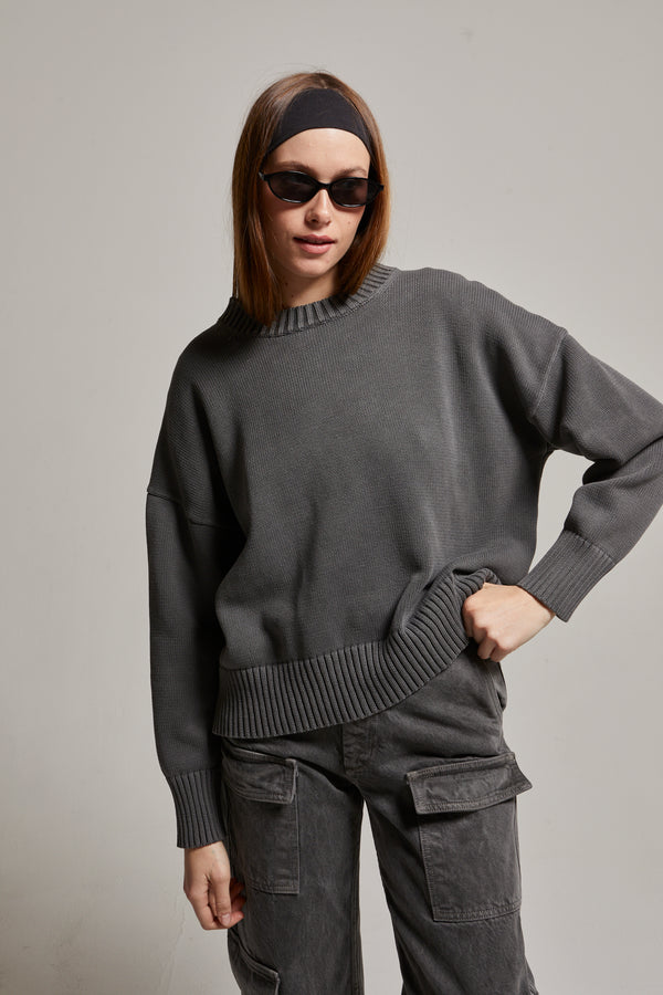Candi Cotton Crewneck Sweater