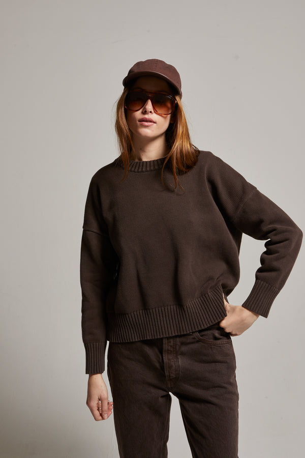 Candi Cotton Crewneck Sweater