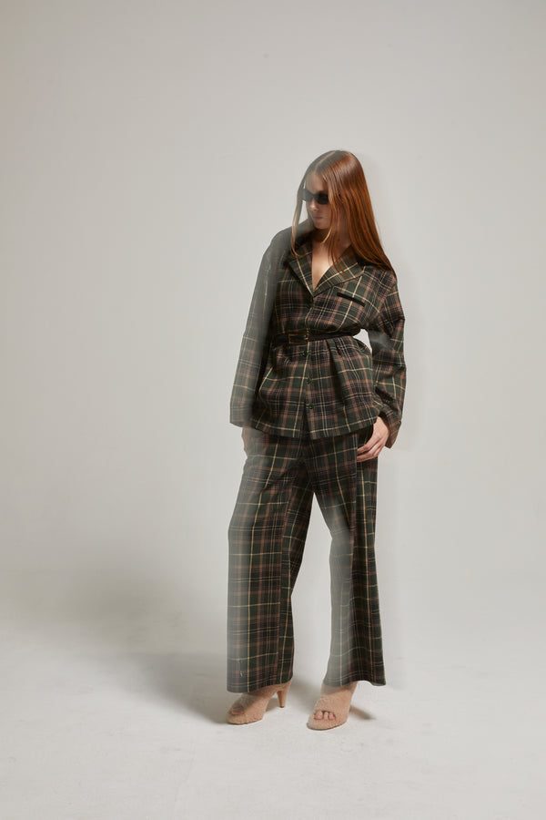 Belle Plaid Pants