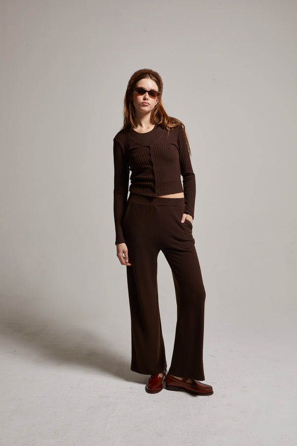 Cora Ribbed Cardigan