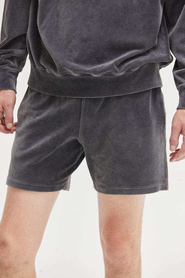 Louis Corduroy Velour Shorts