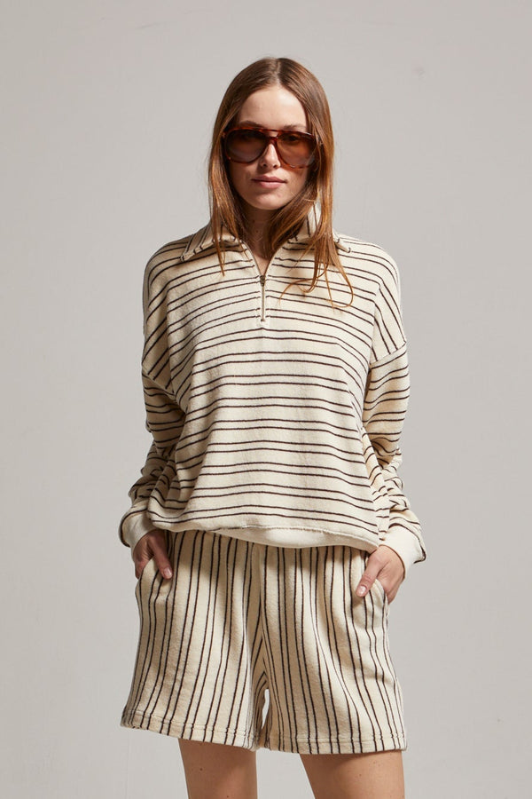 Sharon Stripe Loop Terry Short