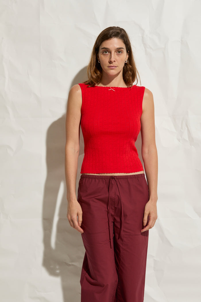 Paloma Pointelle Muscle Tank