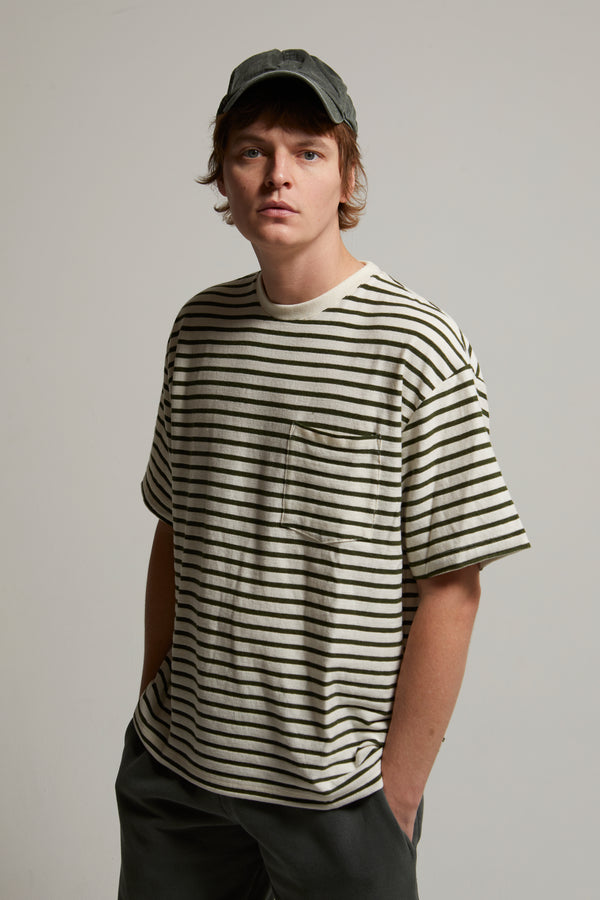 Ethan Striped Pocket Tee