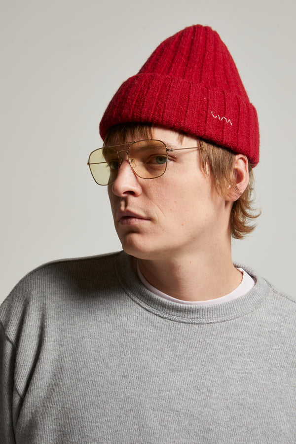 Elio Heather Brushed Fine Sweater Tee