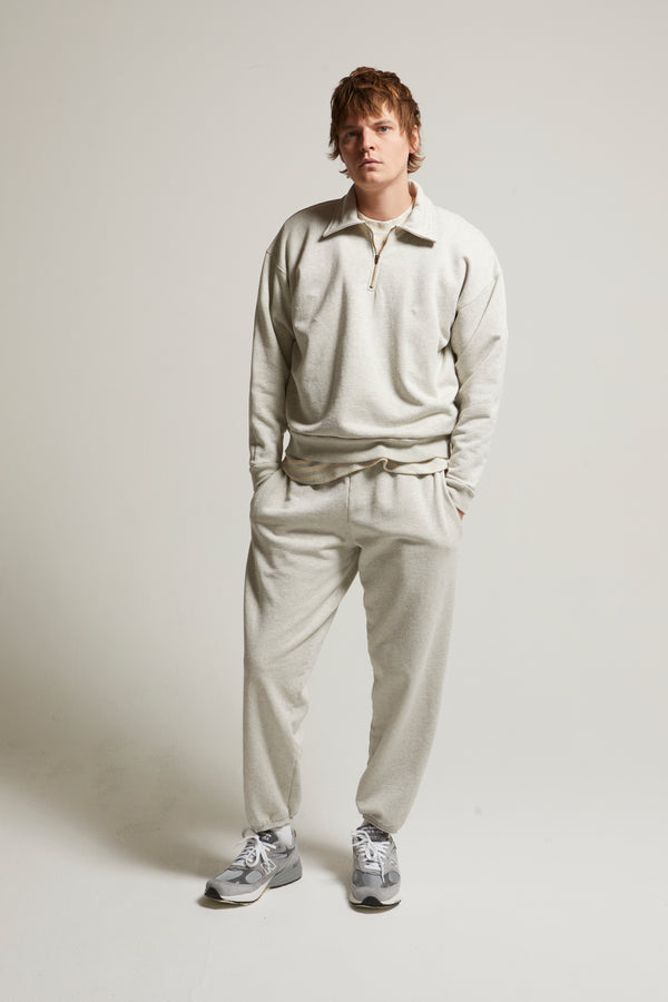 Claude Heather Ash 1/4 Zip