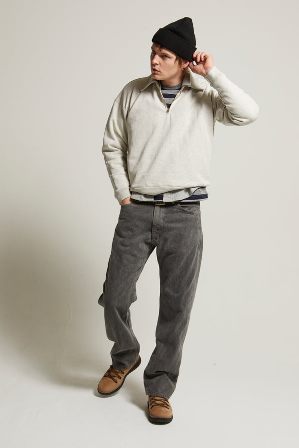 Claude Heather Ash 1/4 Zip