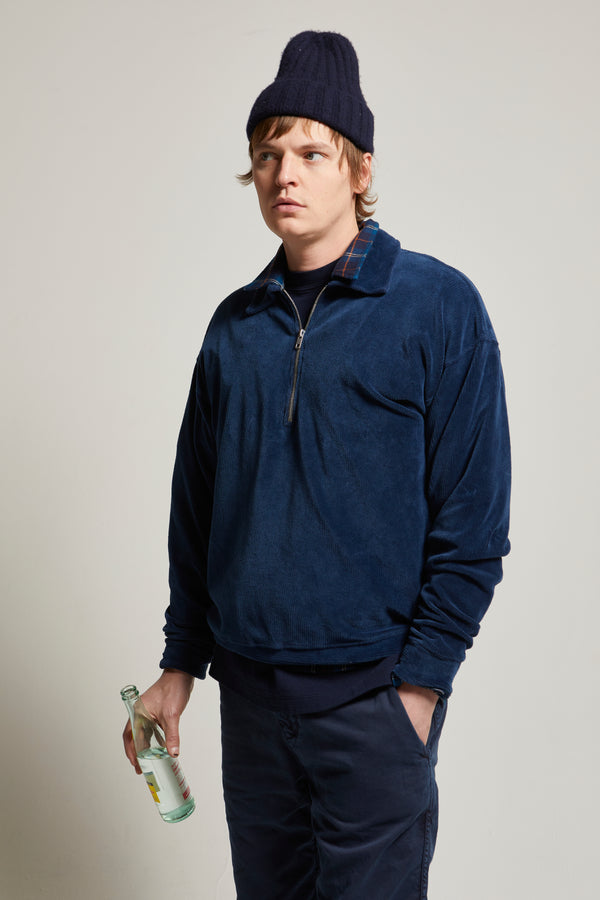 Claude Velour 1/4 Zip