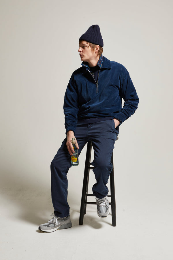 Claude Velour 1/4 Zip