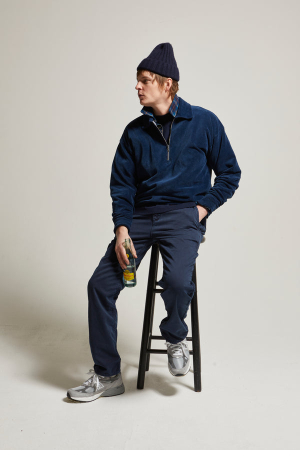 Claude Velour 1/4 Zip