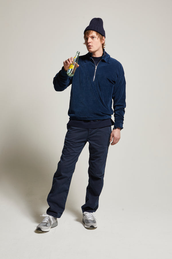 Claude Velour 1/4 Zip