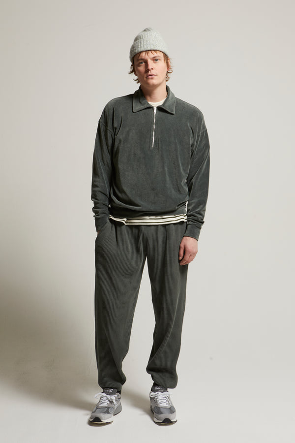 Claude Velour 1/4 Zip