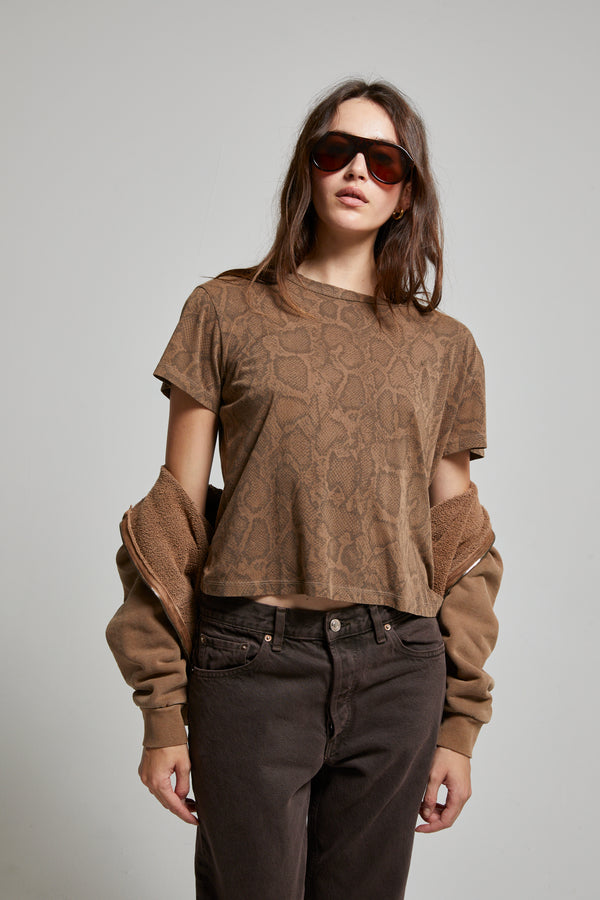 Marielle Python Printed Tee