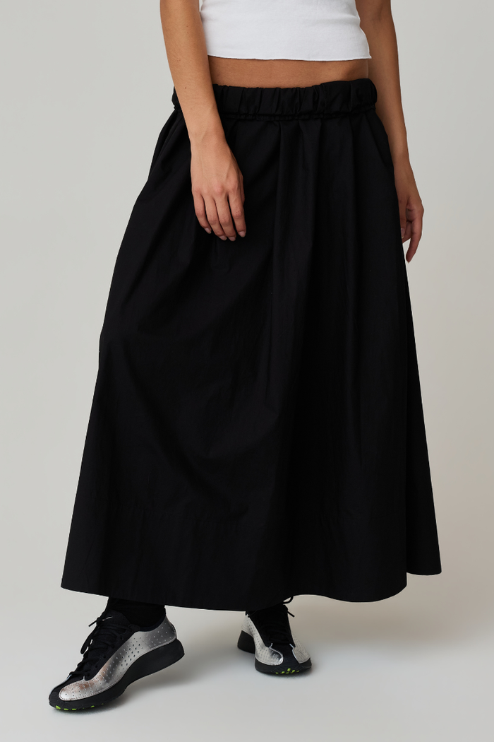 Kate Poplin Pleated Skirt