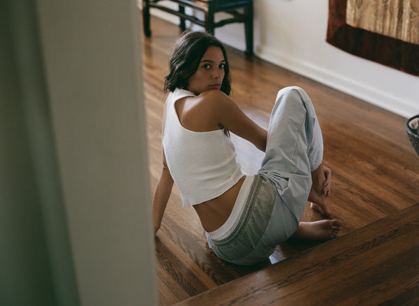 Cory Mix Media Pant