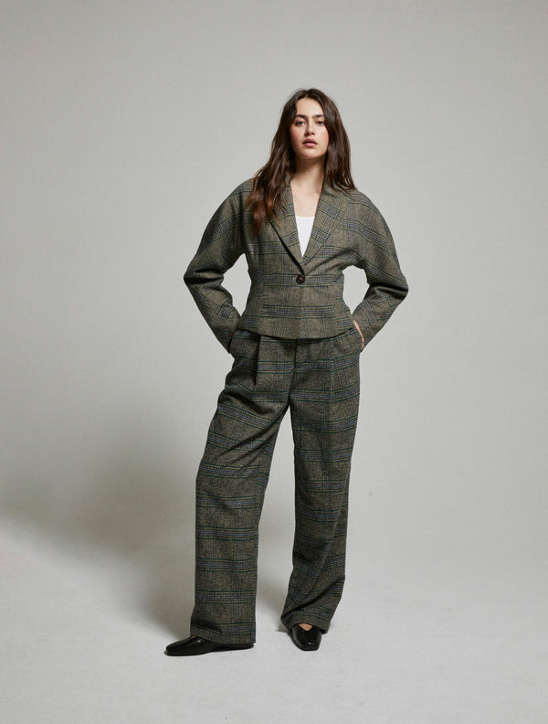 Bethany Plaid Blazer