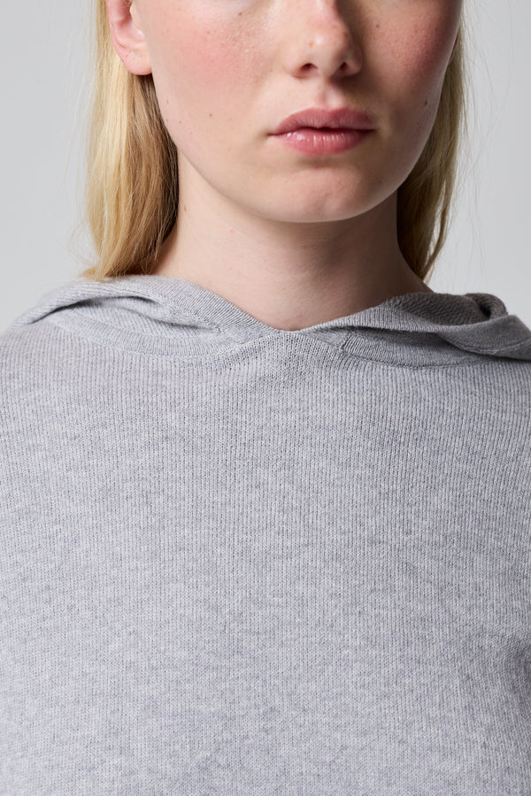 Nima Knitted Cotton-Cashmere Hoodie