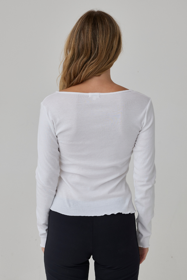 Vicki V-Neck Longsleeve Tee