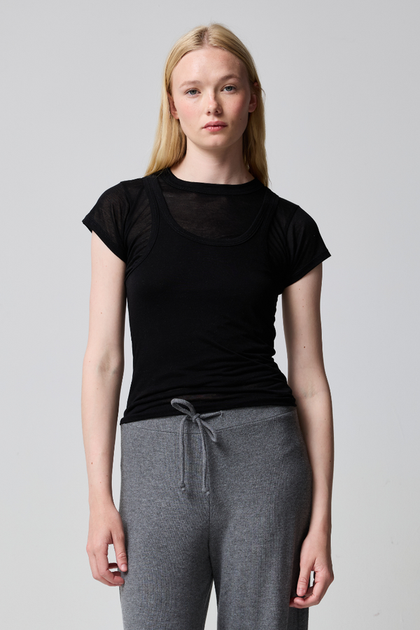 Ava Sheer Baby Tee