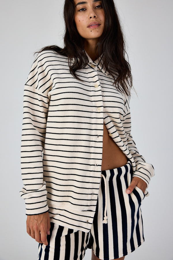 Teri Velour Cardigan