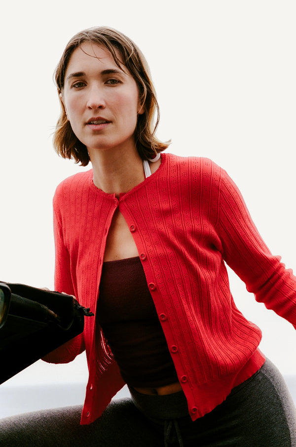 Paloma Pointelle Cardigan