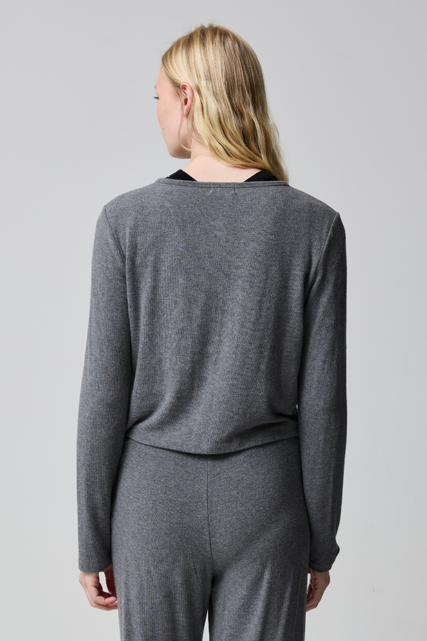 Barrie Sweater Jersey Boxy Cardigan