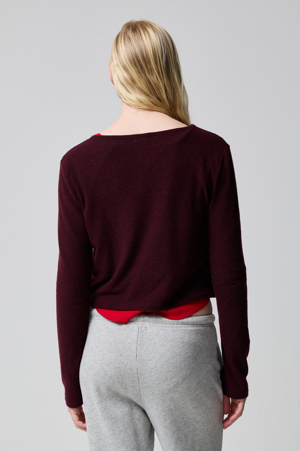 Barrie Sweater Jersey Boxy Cardigan