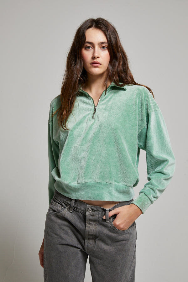 Cody Corduroy Velour 1/4 Zip