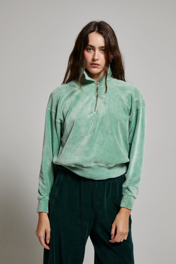 Cody Corduroy Velour 1/4 Zip