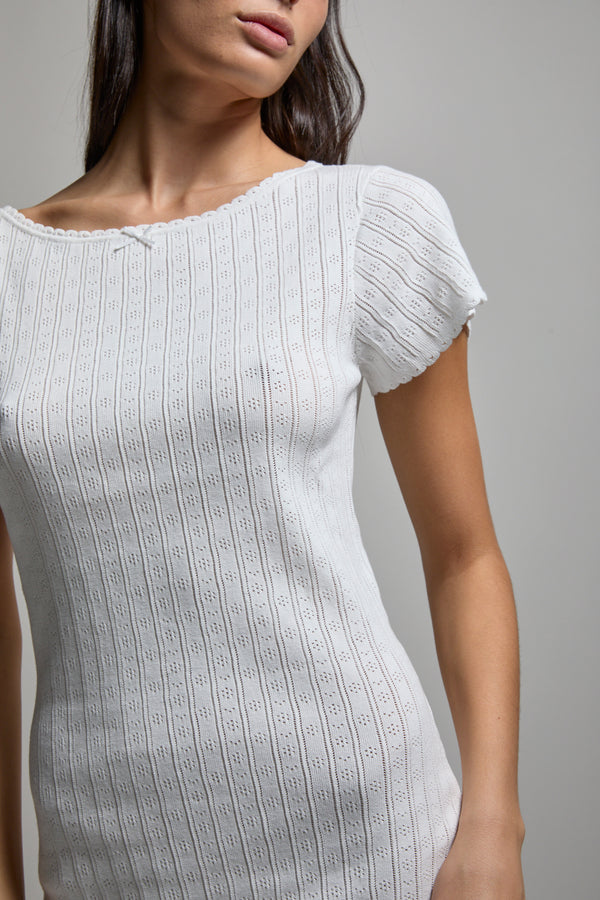 Piper Pointelle Mini Dress