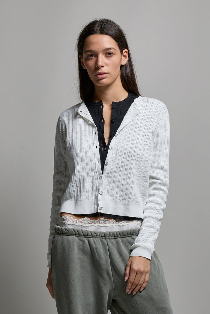 Pipa Pointelle Cardigan