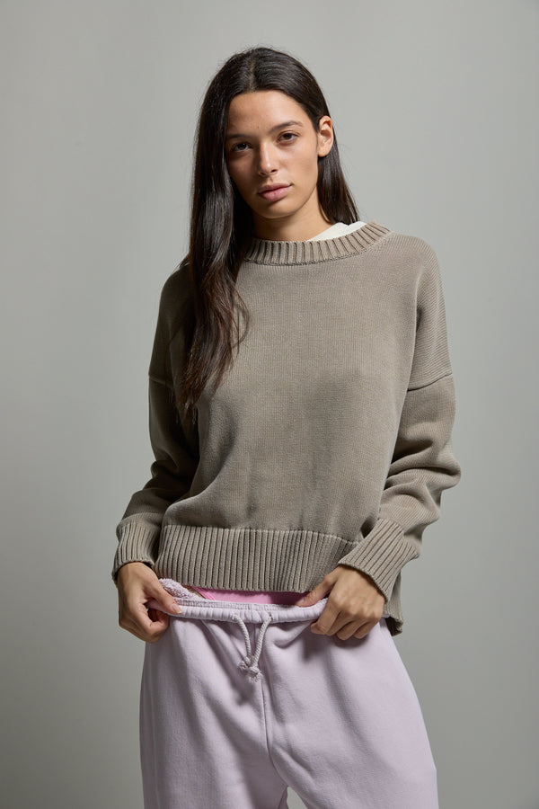 Candi Cotton Crewneck Sweater