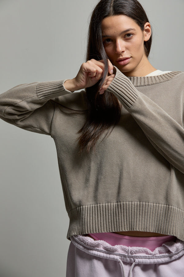 Candi Cotton Crewneck Sweater
