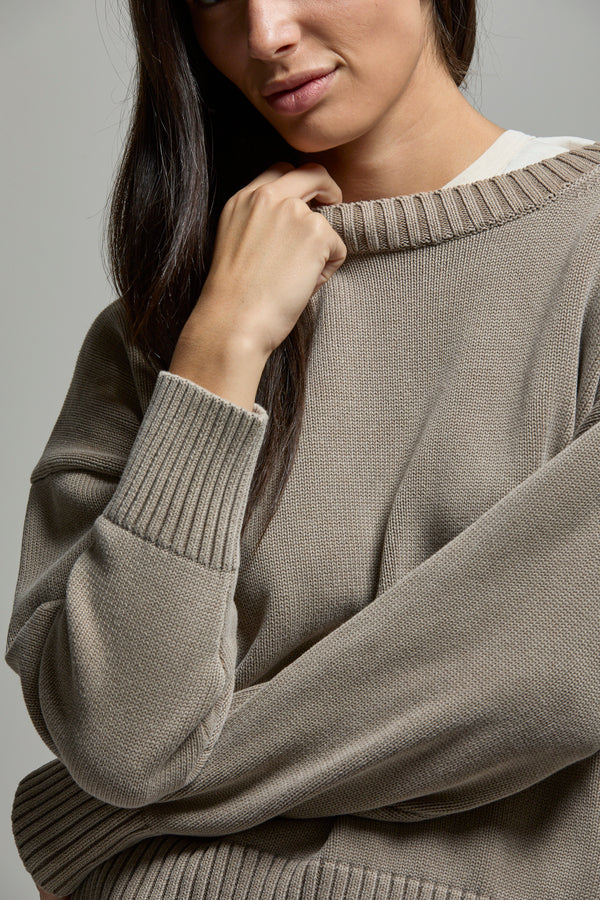 Candi Cotton Crewneck Sweater