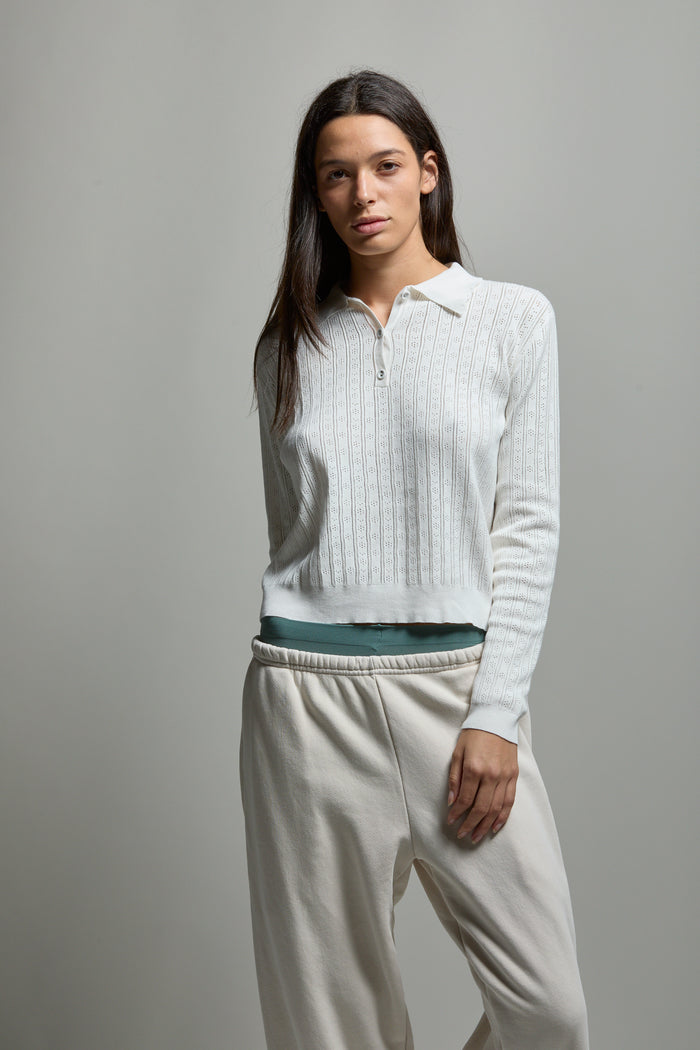 Presley Pointelle Polo
