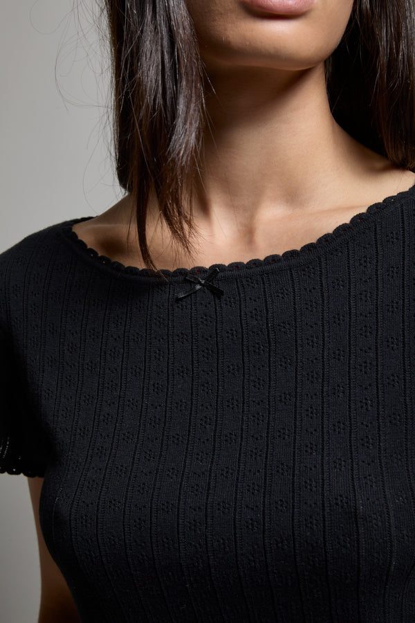 Piper Pointelle Mini Dress