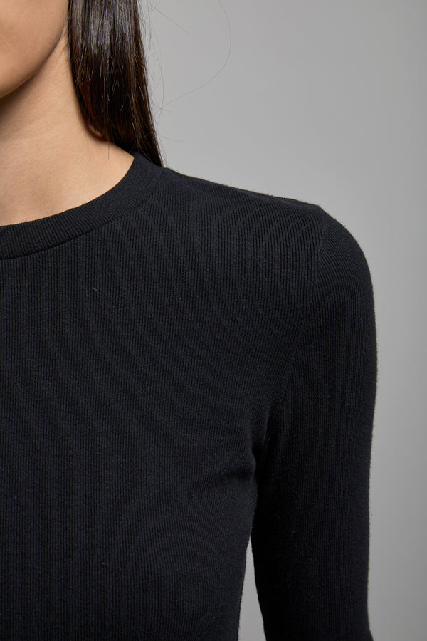 Libby Ribbed Long Sleeve Tee